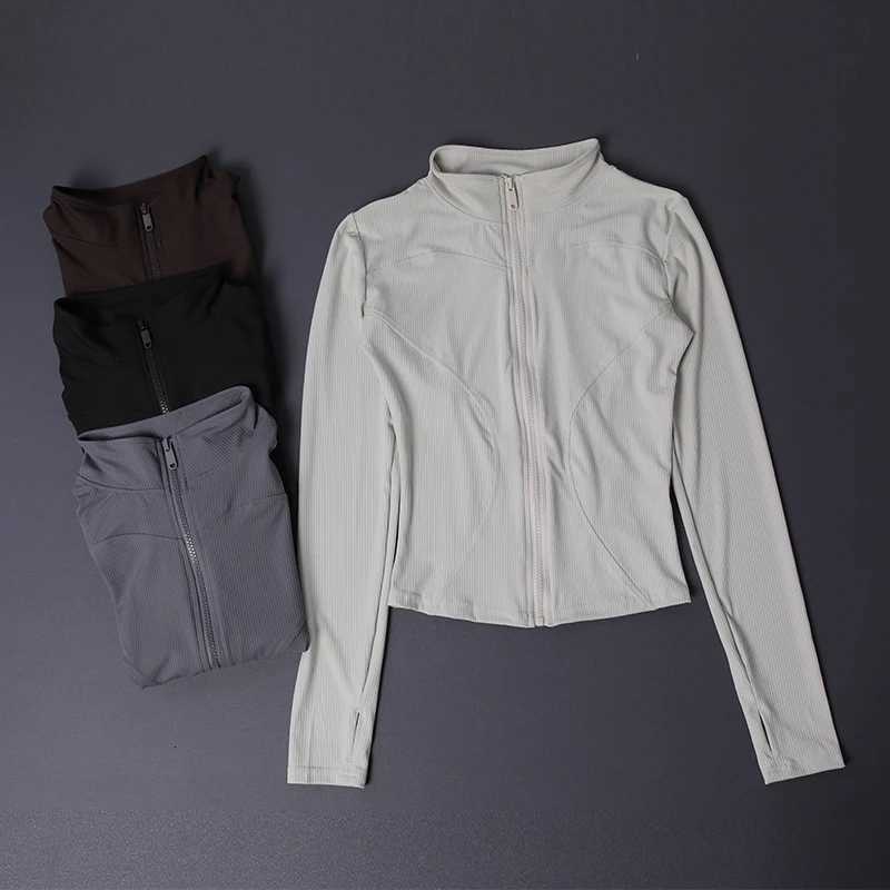 Women's Jackets Summer thin coat sports sun protection suit yoga coat women's slim fit jacket training and fitness suit sun protection sui