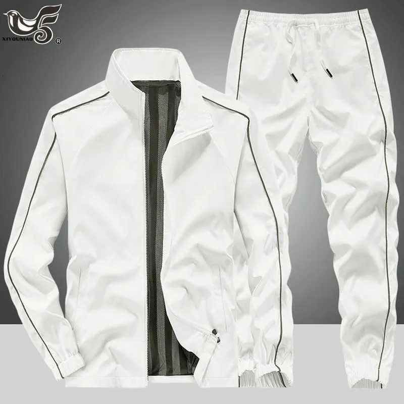 Spring Men's Autumn Tracksuits Men Tracksuits Casual Gym Joggers Sportswear Jackets Pants 2 Piece Sets Hip Hop Running Sports Suit Men Clothing