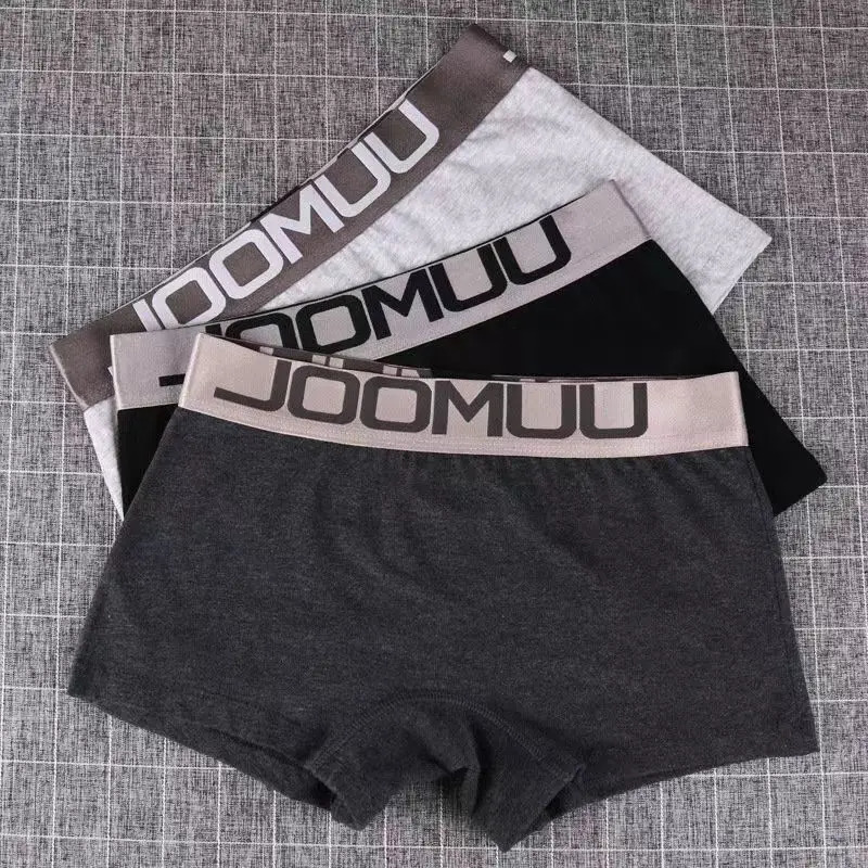 3PCS Solid Women's Cotton Panties Boxer Underwear Ladies Breathable Letter Belt Briefs Sports Female Knickers Boyshorts 260922