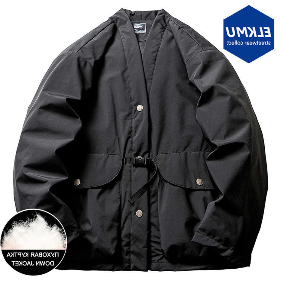 Down Parkas 90% White Men's Duck Down Jackets Winter Men Parkas Coats Japan Style Harajuku Oversized Padded Puffer Jackets Outwear C260922