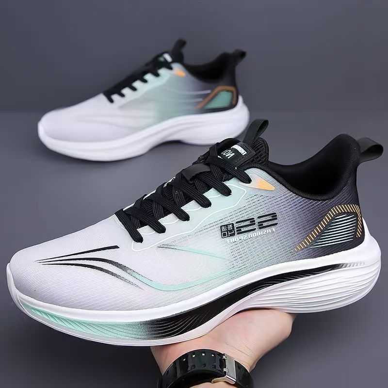Mesh Casual Shoes Men Breathable Running Shoes Lightweight Non Slip Soft Sole Casual Sneakers for Spring Summer D260922