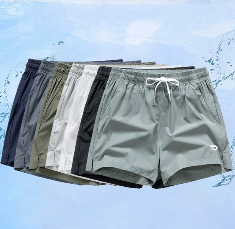 Bandit Running Men High Quality Outfit Sweat Wicking Quick Dry Breathable Seamless Short Sleeve T Shirt 3 Inch Liner Shorts 2 in 1 Beach Shorts Gym