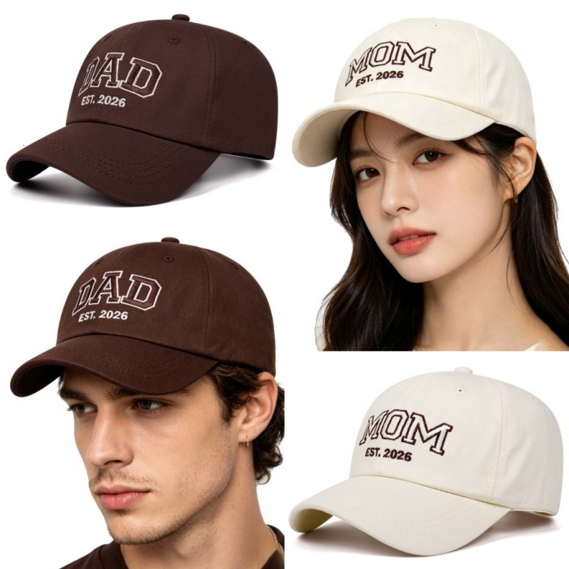 NEW DAD MOM Embroidery Solid color Men's Baseball Cap For Man Womne's Outdoor Fashion Sport Golf Caps Sun Hat 26L0922