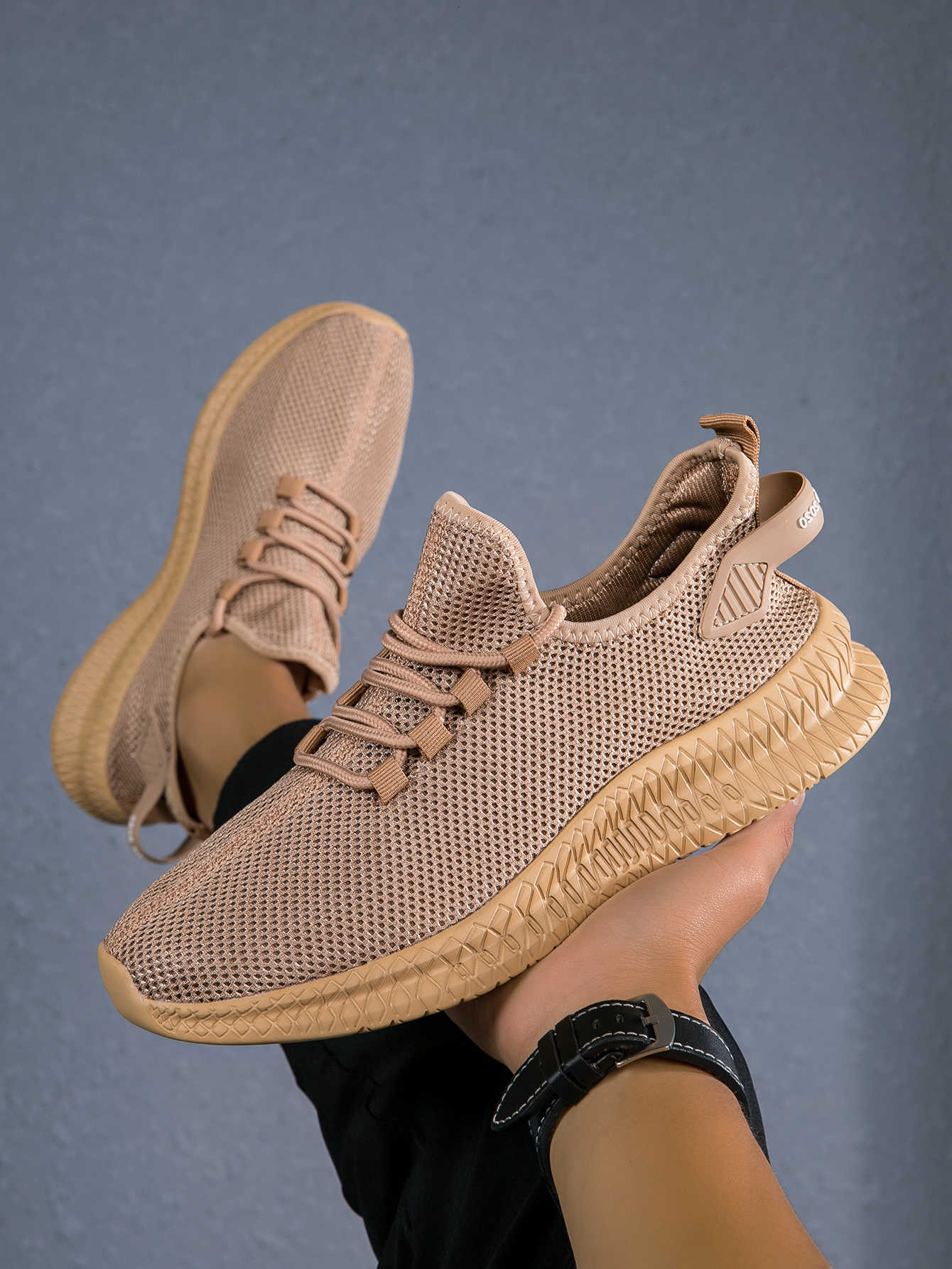 Shoes Men's Lightweight Breathable Casual Running Shoes with Lace-Up Design Comfortable All-Day Versatile fashionable Mesh Upper D260922