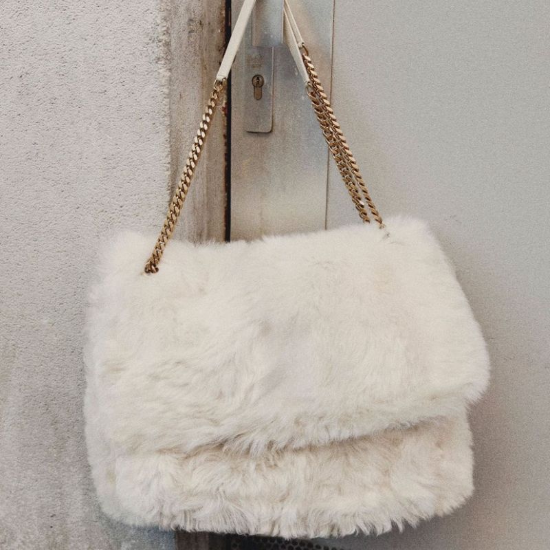 10a nikis oversized in shearling 47cm designer shouder bag crossbody bag cassandre envelope bags large capacity ladies chain bag fall and winter sty