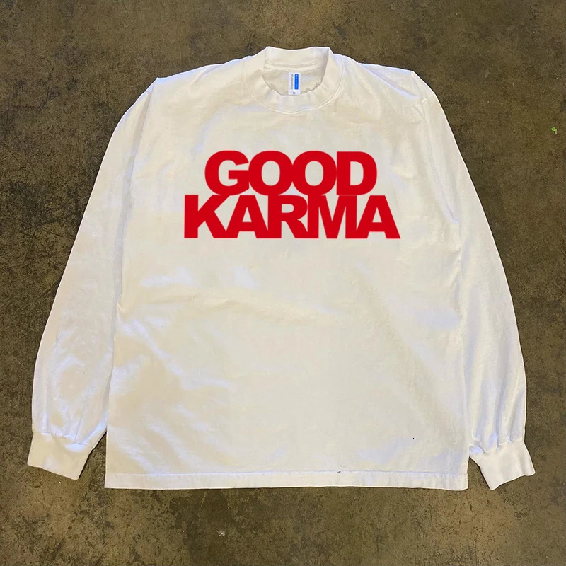 Heavyweight 300g Pure Cotton Long Sleeve TShirt Retro American Letters Simple Couple Match Youth Loose Fit Summer Top 260922