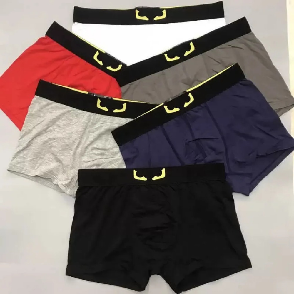 Mens Underpants Boxers Classic Casual Shorts Underwear Breathable Briefs Without Box Short Pants