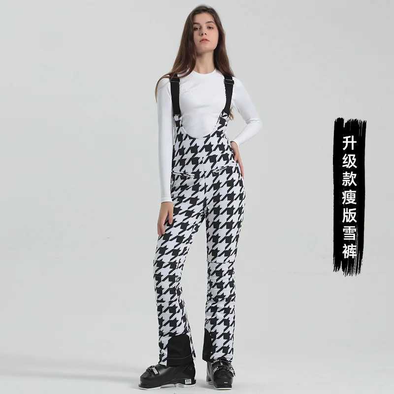 GSOU SNOW Women's Skiing Pants Warm Outdoor Sport Working Clothes Waterproof Snow Elasticity Trousers Winter Snow Snowboard Pant R260921