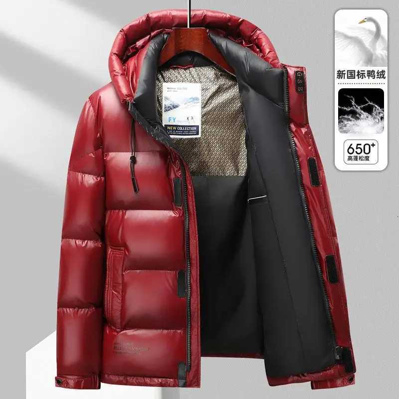 High Men's Down Parkas -30 Quality Winter New Cold resistant Down Jacket Men's Women Short Warm Fashion Brand Parkas Coat C260922