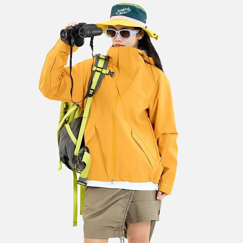 Women's Jackets Lightweight Breathable Outdoor Climbing Jacket for Women And Women Windproof Waterproof Hooded Spring Autumn Hiking Mountain Cl