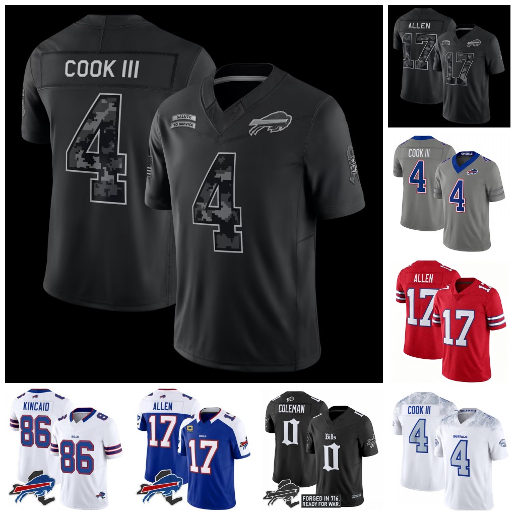 BIG TALL Buffalo Billss 2026 Salute to Service Nickel City Football Jerseys Josh Allen James Cook III Keon Coleman DJ Moore Khalil Shakir Dalton Kin