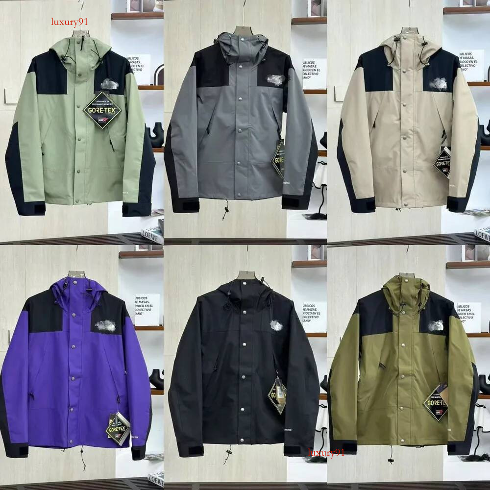 Designer Mens Jackets 1990 Classic Outdoor Waterproof Windproof Jacket Zipper Coat Unisex Versatile Outdoors Sports Ski Trekking Outdoor Jackets