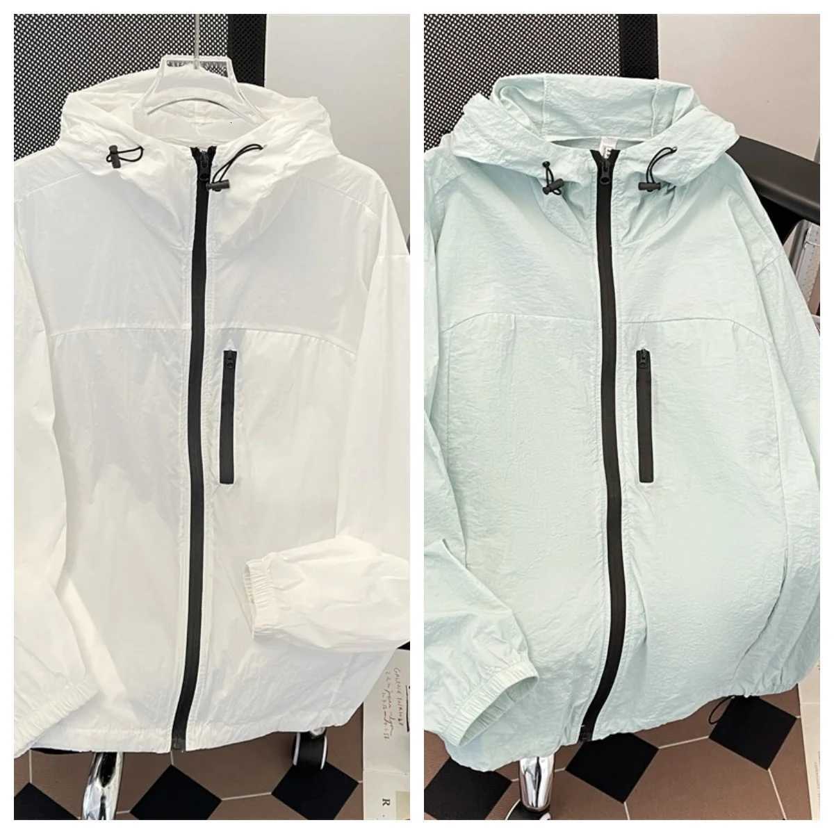 Women's Jackets Sunscreen clothing for men ultra-thin breathable summer jacket trendy for students loose and casual C260921