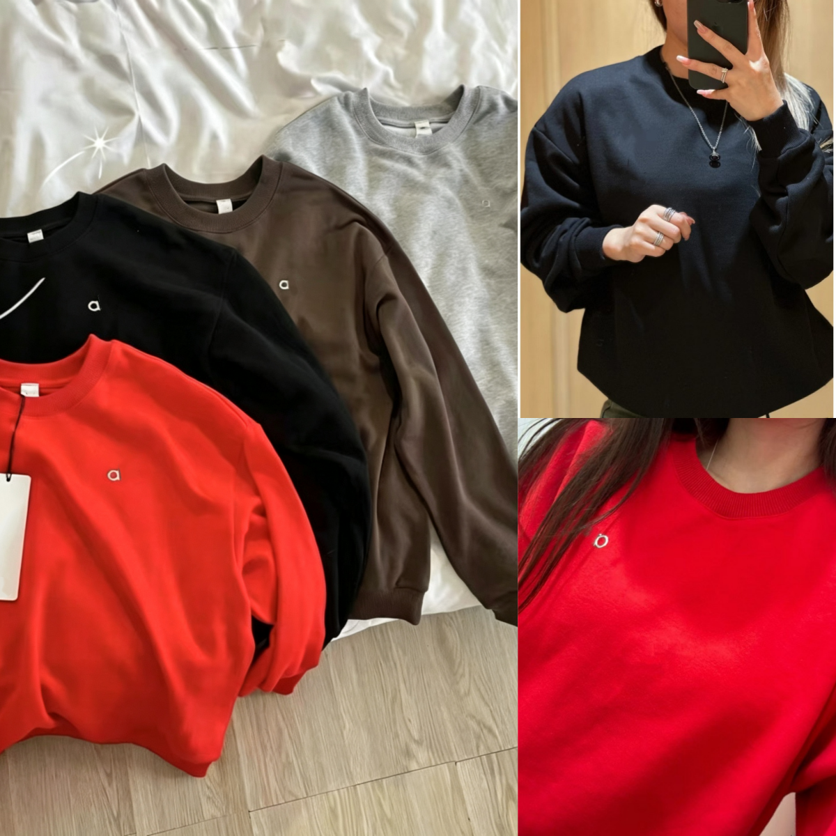 2970A Sweat à capuche unisexe avec lettres d'automne, col rond, manches longues, coupe ample, vêtements de sport pour femmes, pull d'automne unis