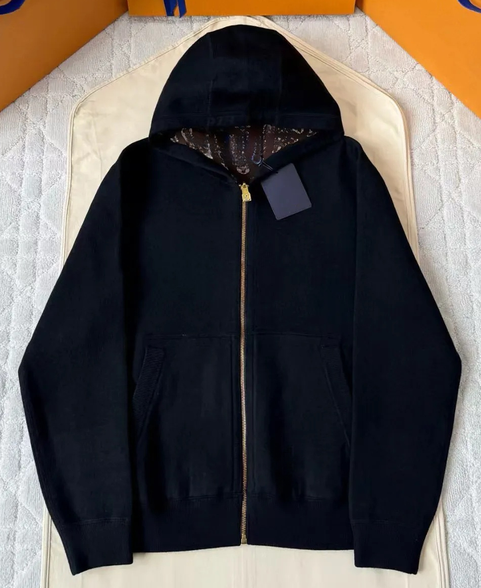 Jacket mens designer jacket coat High quality designer clothing men's hoodie winter warm new pure cotton cap knitted jacket reversible unisex j