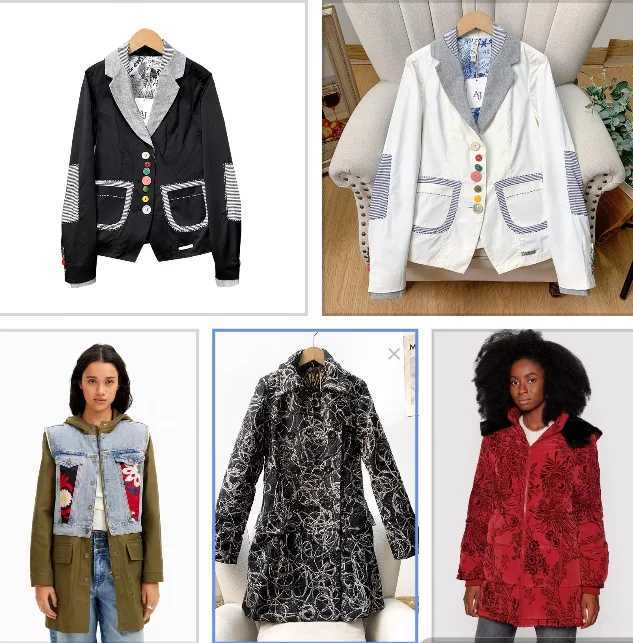 Women's Jackets Foreign trade original single Spanish new winter cotton-padded jacket waist long coat C260921
