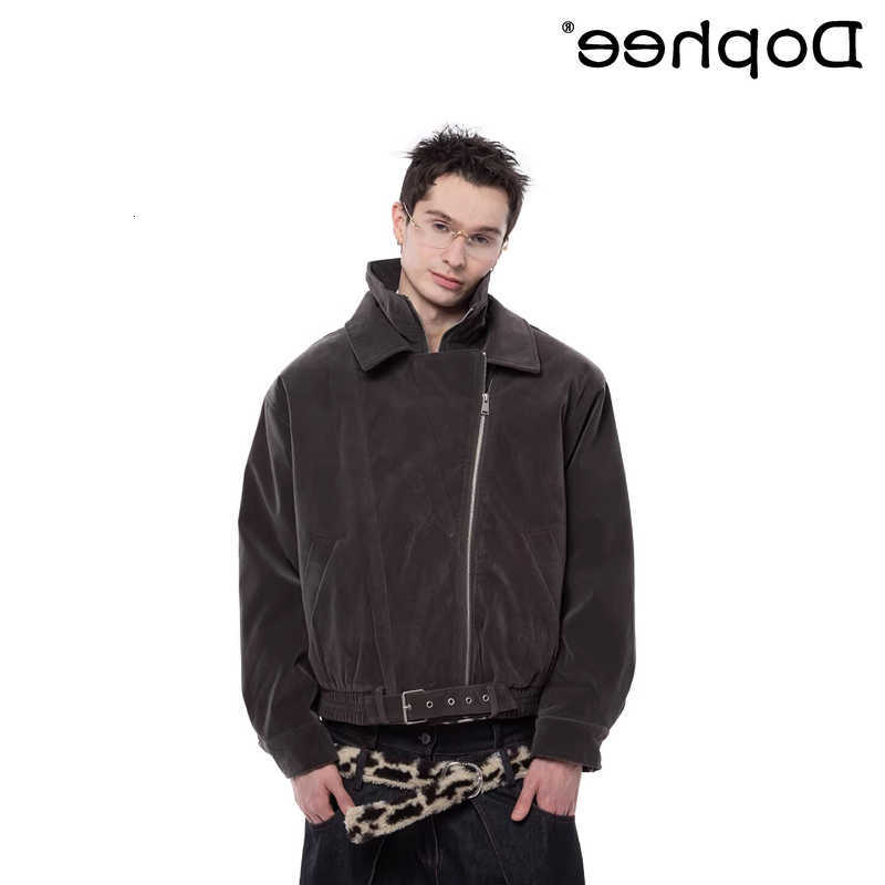 Men's Men's Down Parkas 2026 Spring New Fashion Parkas Faux Two-Piece Quilted Thickened Chic Jackets Light Luxury Warm Loose Comfort Trend