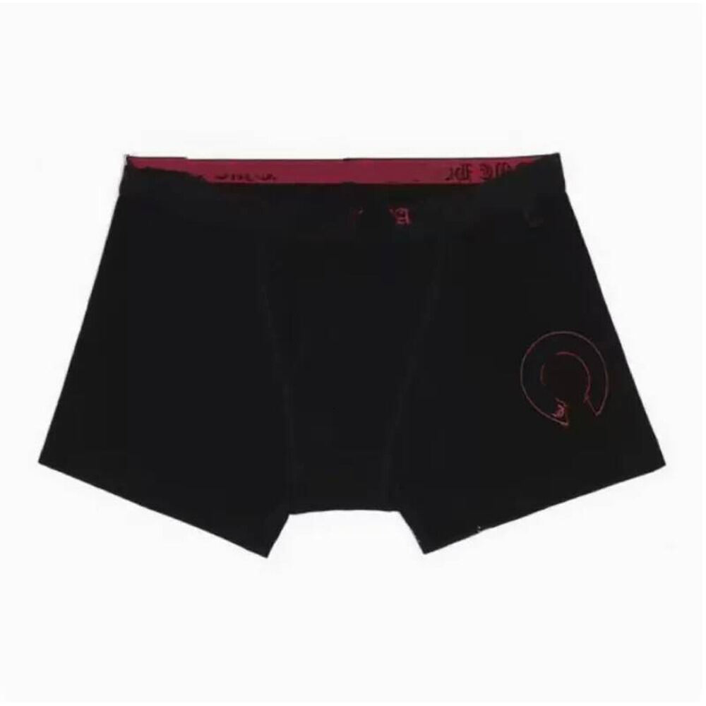 Chrome Men Hearrt Underwear Designer Boxers Men Trendy Sanskrit Print Horseshoe Cotton Boxer Briefs Comfortable Breathable Crosses Pattern Crome Und