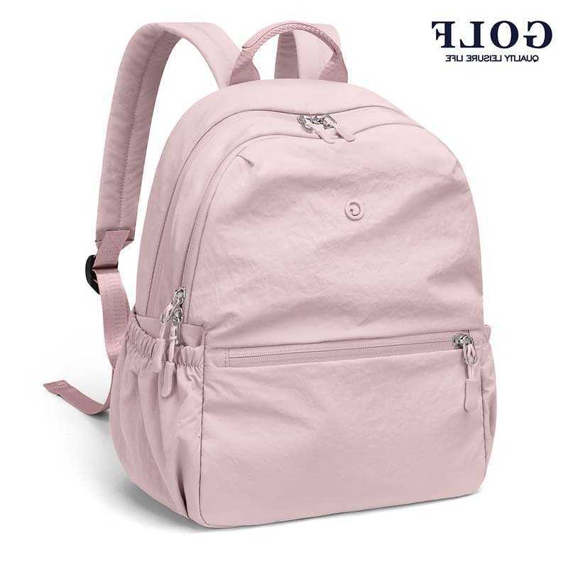 Style GOLF QUALITY Women's Backpack Lightweight Nylon Casual Backpack for Travel Zipper Closure Anti-Splashing Commuter Double Shoulder Bag H26