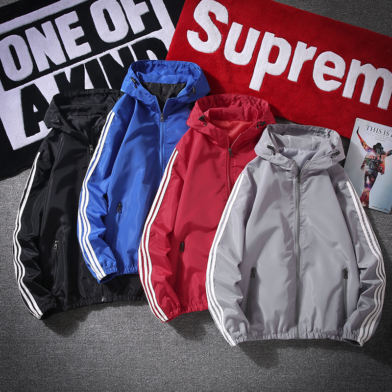 Luxury Brand Designer Sportswear Jacket, Hooded Windbreaker For Men, Spring-autumn, Large Size, Running Windproof Coat