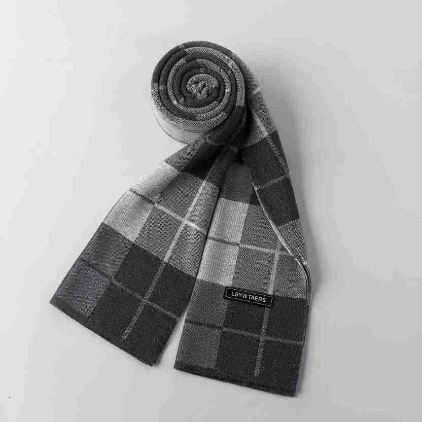2026 new wool scarf, men's winter thickened and warm, high-end neck warmer, a perfect birthday gift for your boyfriend or father