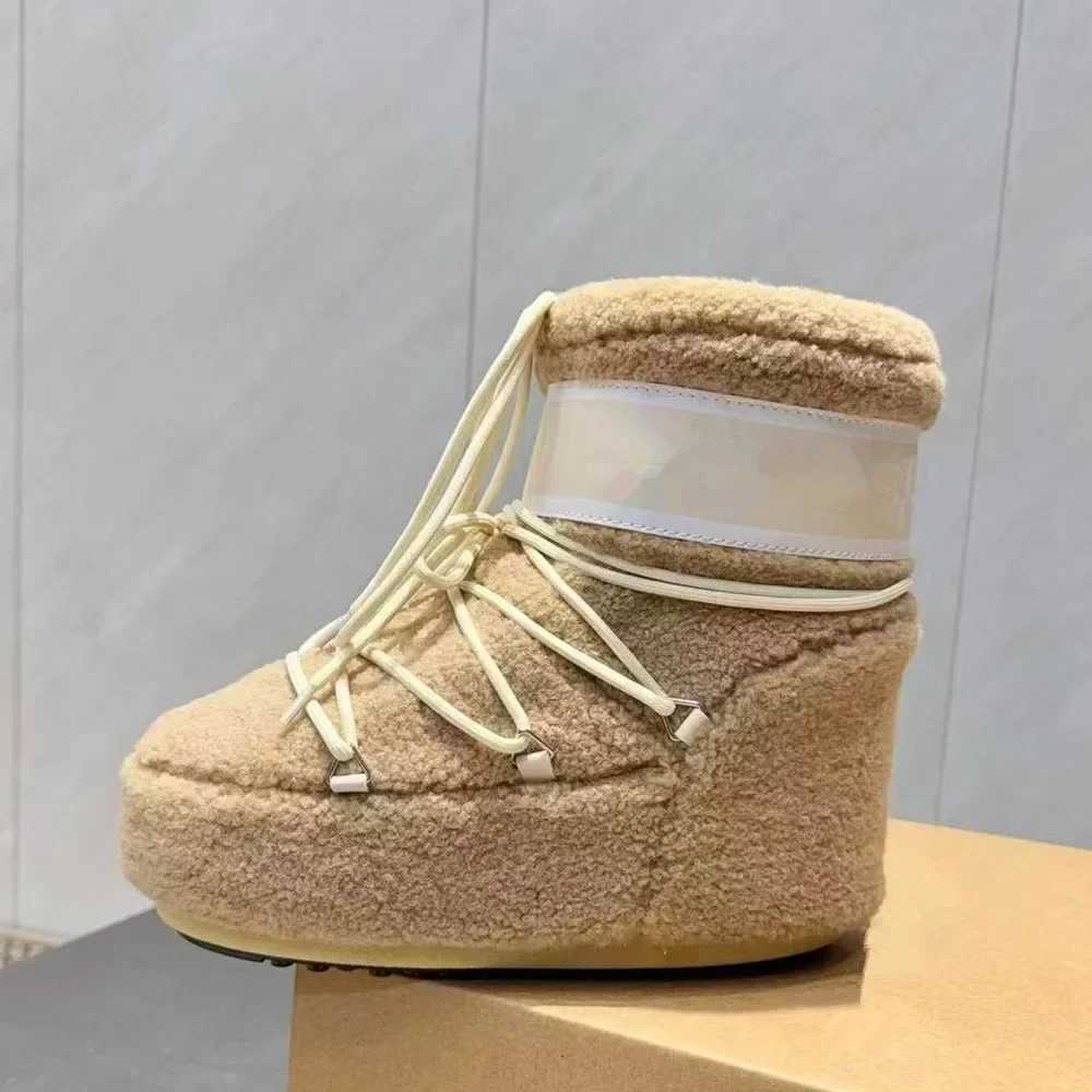 Women's 2026 Winter Thick Soled Fleece-lined Snow Boots with Short Cuff for Cold and Snow Protection T260922