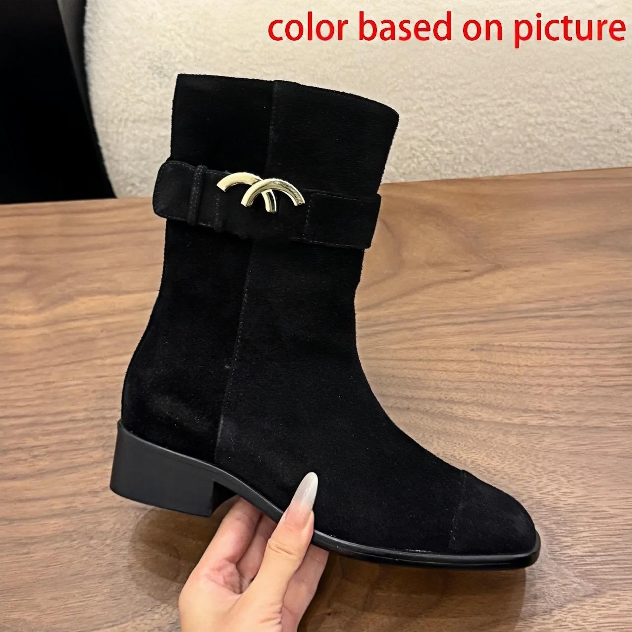 Designer Luxury Boot Shoe Womens Leather Beige Black White Red Tall Knee High Heel Block Low Buckle Point Toe Winter Dress Casual Fashion Brand Genu