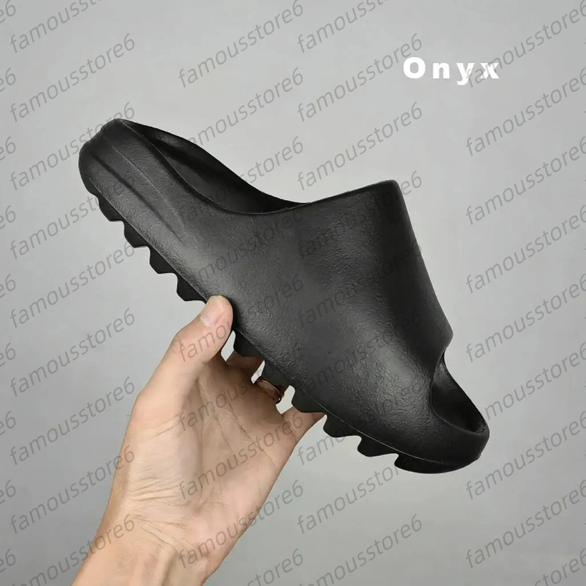 with box Designer Slides Slippers Sandals Men Women Onyx MX Cinder Sand Bone Resin Stone Sage Slate Grey Vermilion Slide Slipper Mens Womens Shoes S