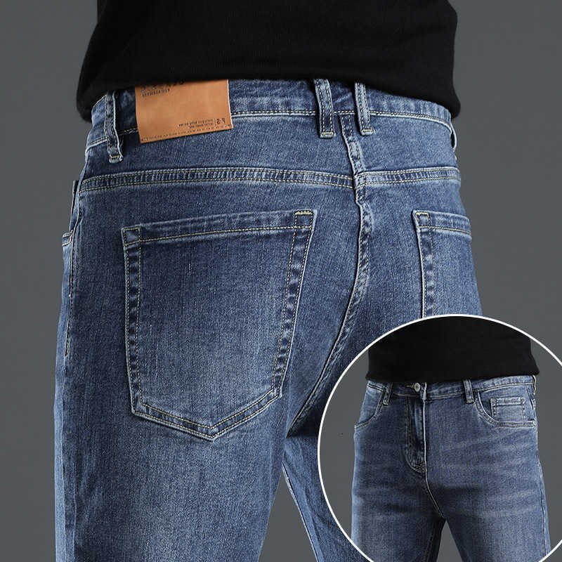 Jeans Men's Men's Straight Leg Jeans High-quality 81% Cotton Blend Classic Nostalgic Style Multiple Choices Colors Including Blue Black Et