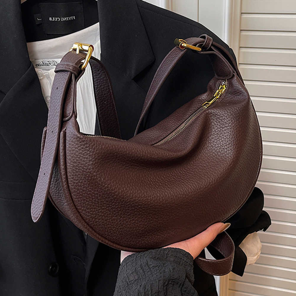 Large Cross Body Korean Fashion Capacity PU Leather Tote Shoulder Bag Simple Casual Style 2026 New Hobos Bag for Women H260922