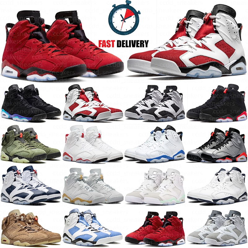 With box Free shipping high 6 6s basketball shoes women mens trainers Cool Grey Olive Black Chicago Red Midnight Navy outdoor sports designer hots s