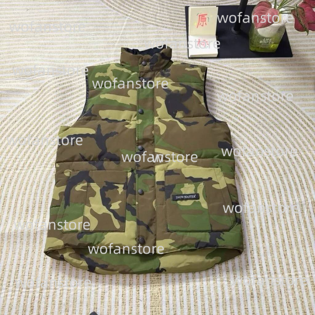 Mens Vests Designer Jackets Men Vests Top Canadian Puffer Jacket Femme Gilet Parka Zipper Button Letter Embroidery Slim Outerwear Windbreaker Men Wo