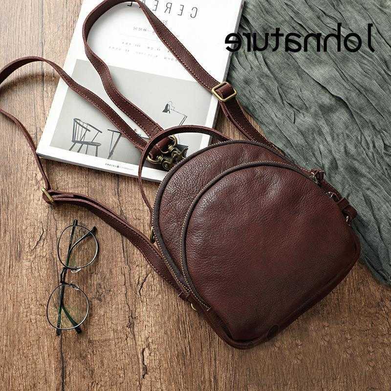Style Johnature Handmade Vintage Backpack Genuine Leather Bagpack Women Backpack 2026 New Leisure Soft Cowhide Solid Color Travel Bag H260922