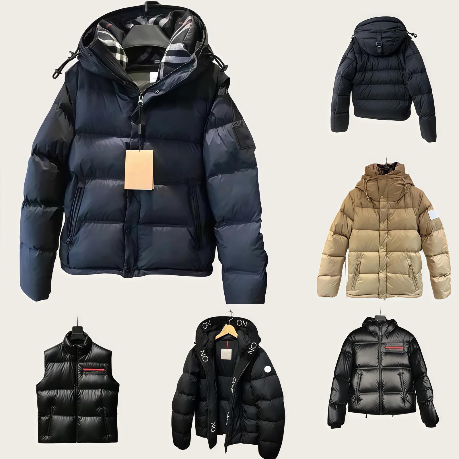 Winter Men Puffer Jacket Fashion Hooded Thickened Down Coat Men's and Women's Windbreaker Coats Thickening warm Clothin top down Jacket