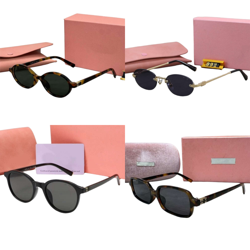 MU Designer sunglasses for women reading glasses designers men sunglass mm Fashion Retro Oval Frame luxury Euro american trend UV400 protection dd17