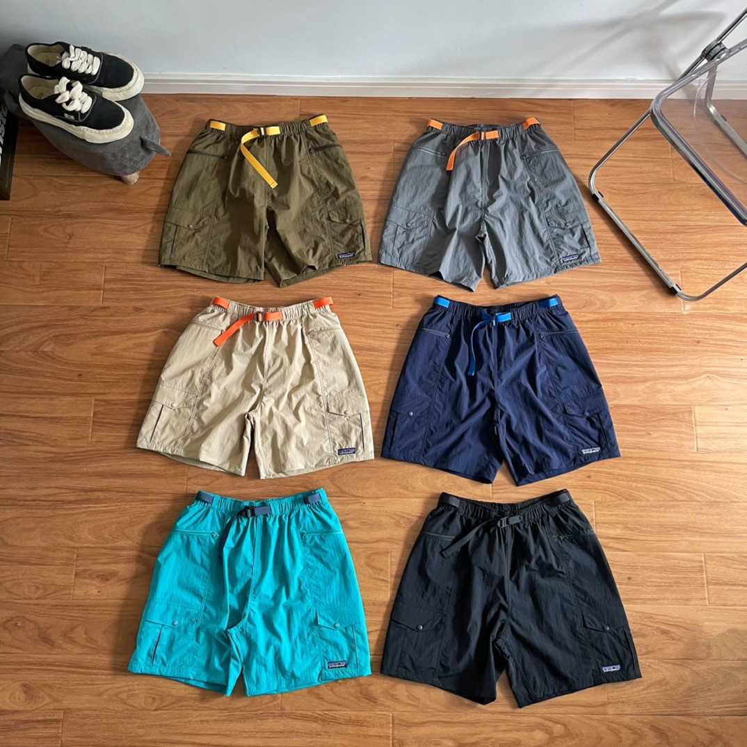 American-style high-quality PA men's multi-pocket functional workwear nylon shorts five-point length available in a couple's style T260921