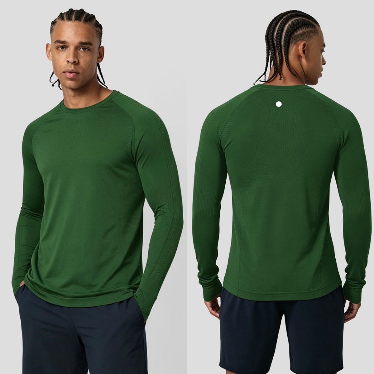L6547 chemise à manches longues pour hommes à séchage rapide pour les Sports de plein air t-shirt d'escalade chemises de sport pour hommes haut c