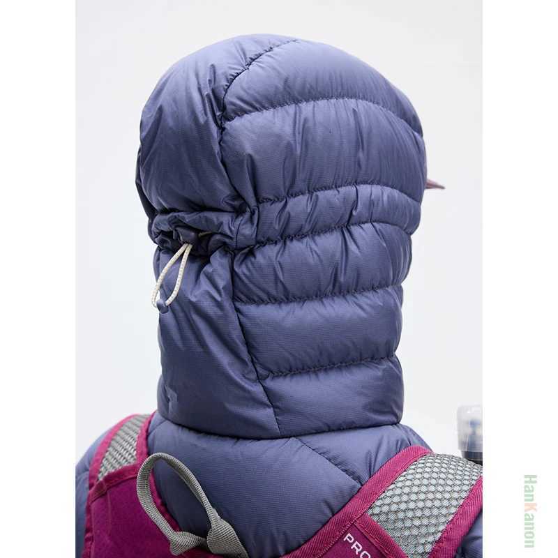 Unisex Men's Down Camping Parkas Hooded 90% White Duck Down Jacket with 3M Fluorine-Free Water-Repellent Lightweight for Outdoor Casual Wear C2