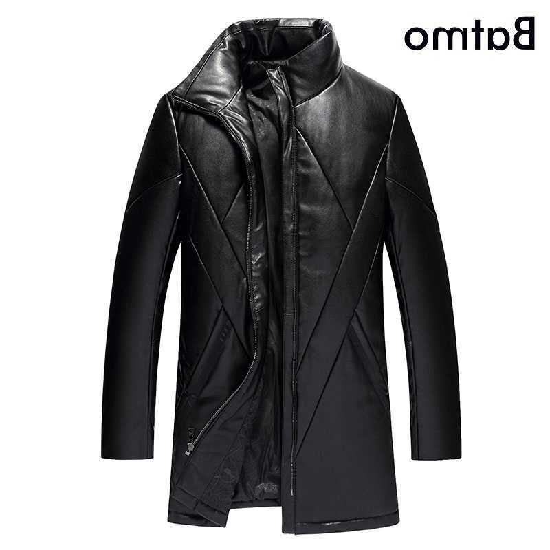 Down Parkas 2025 new Men's arrival winter high quality 95% white duck down leather jackets men men's winter warm coat Overcoat M-5XL 1812