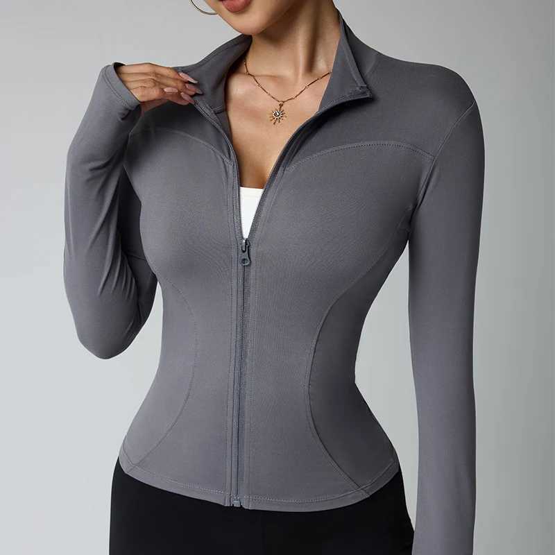 Women's Jackets Women Slim Sun Protection Jacket Long Sleeve Yoga Coat Skinny Fitness Running Sportswear Thin Summer Outerwear C260921