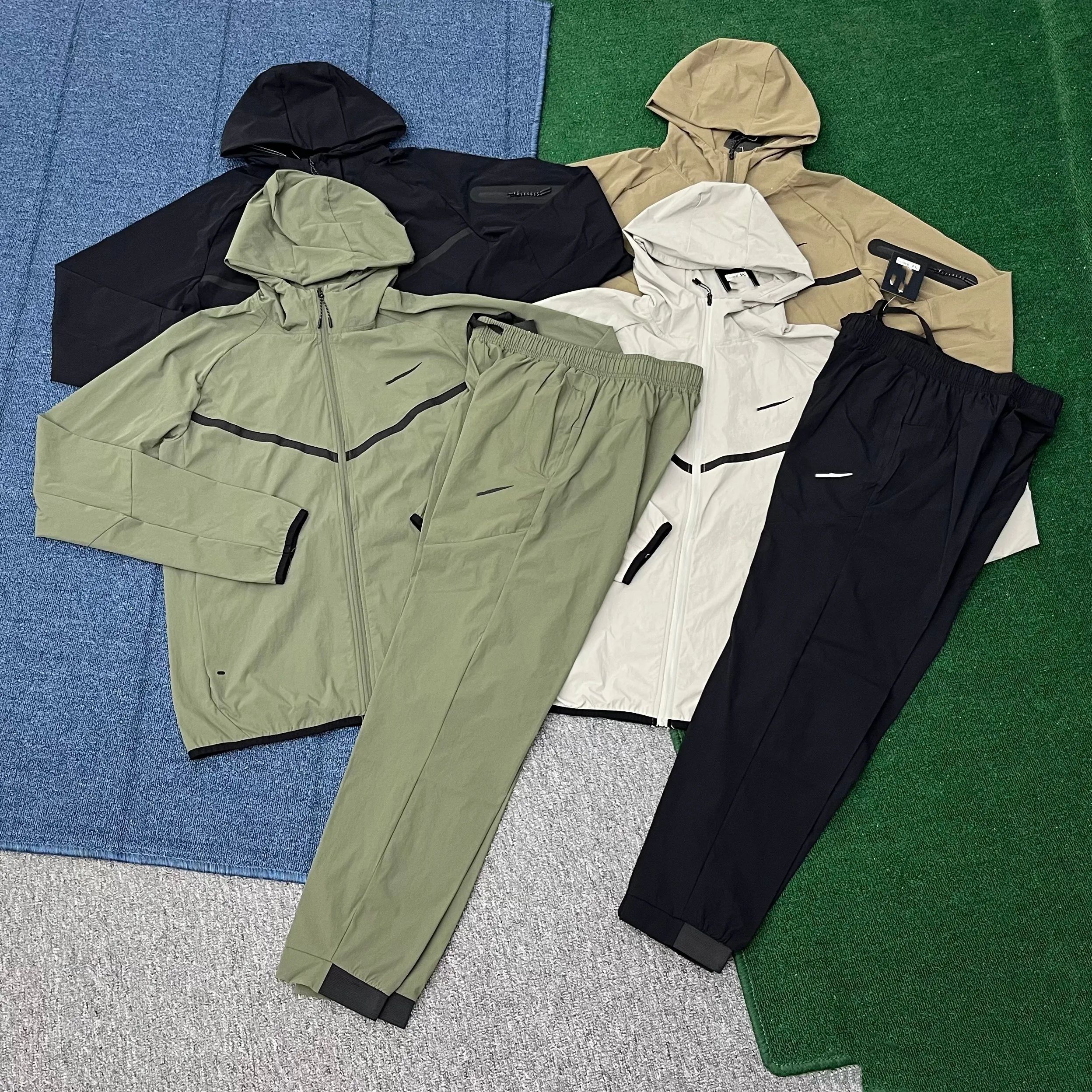 mens designer tracksuit sets for men 2 piece set men tracksuit high quality jacket coat fashion autumn quick-dry track suit sports jogging two piece