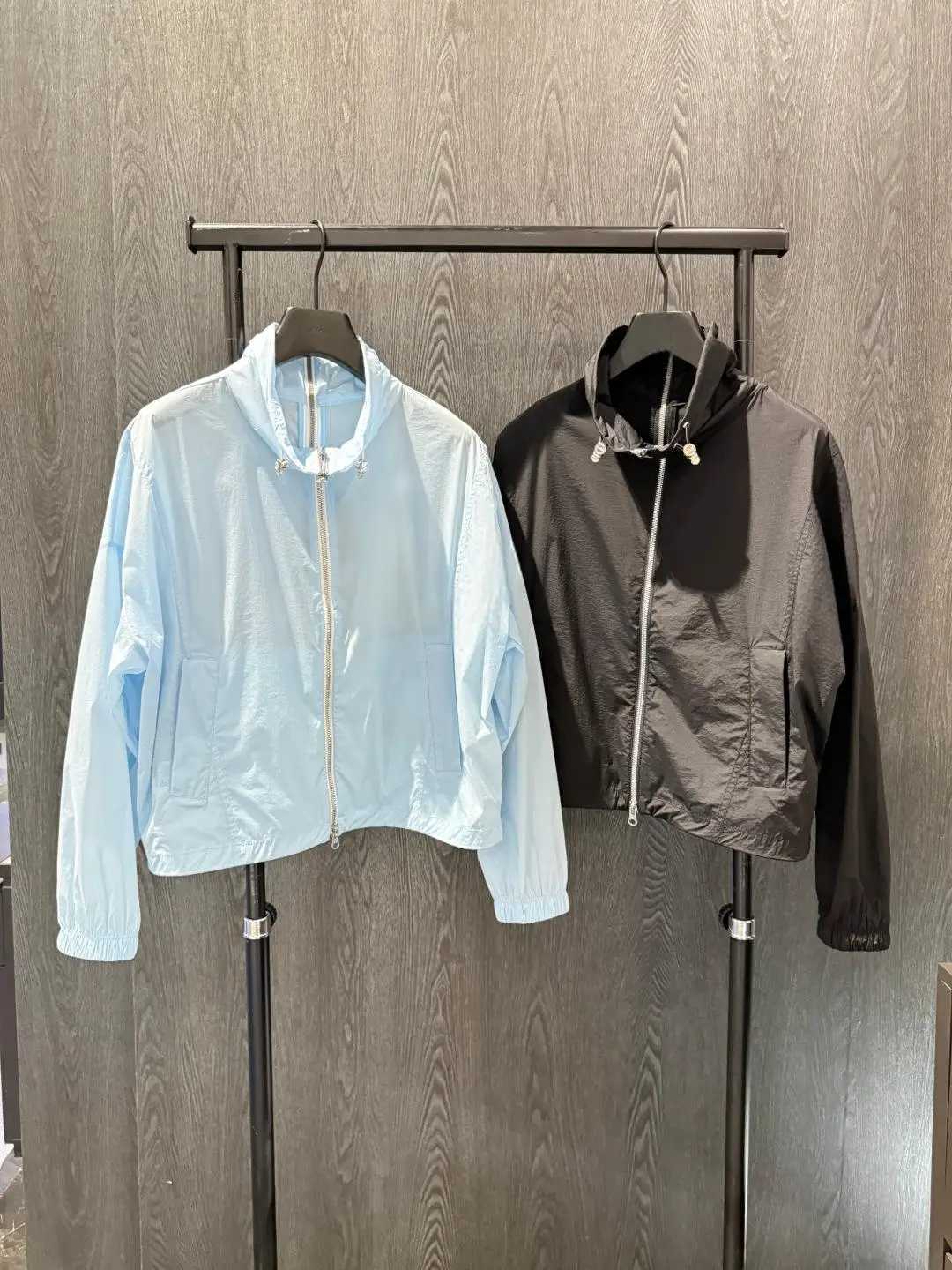 Women's Jackets Ladies Fashion Golf Sun Protection Jacket New Spring Thin Stand Collar Loose Fit Slimming All-match Outdoor Sports Short Coat C