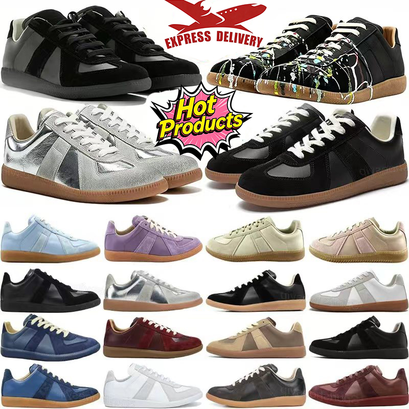 Designer shoes Army Trainer margielalies gats Black Gum MM6 Sneakers White Grey painter replicate Nude Shoes Men Women Casual Shoe margela gats Mens