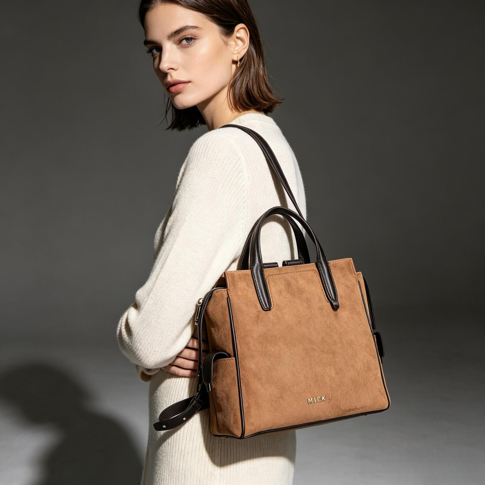 designer bag women's 2026 new high end niche large capacity suede backpack handbag Designer Bags 2026 Trends 300