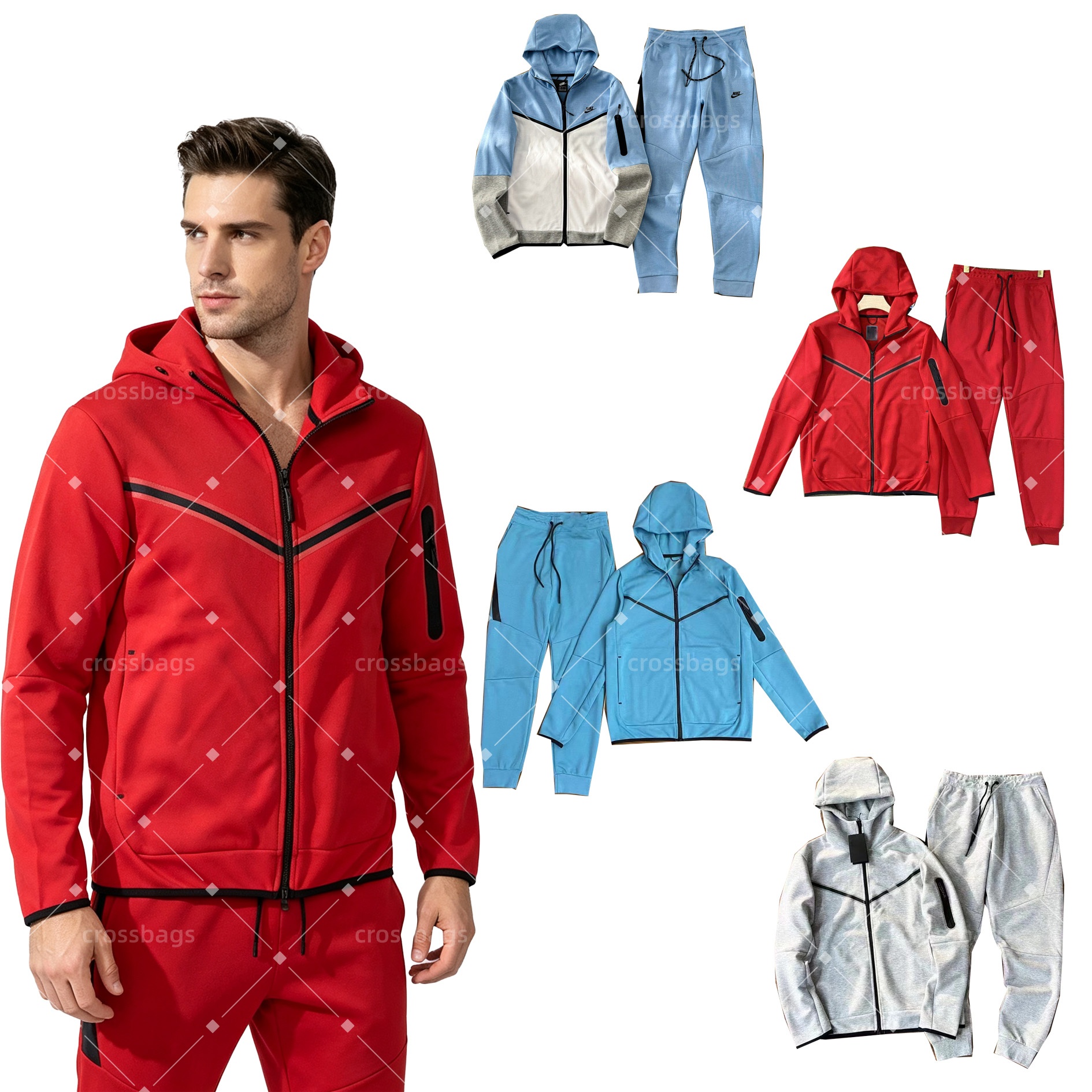 tracksuit men designer tech fleece tracksuit survetement homme tute ensemble homme tuta uomo trainingspak chandal mens tracksuits sets men