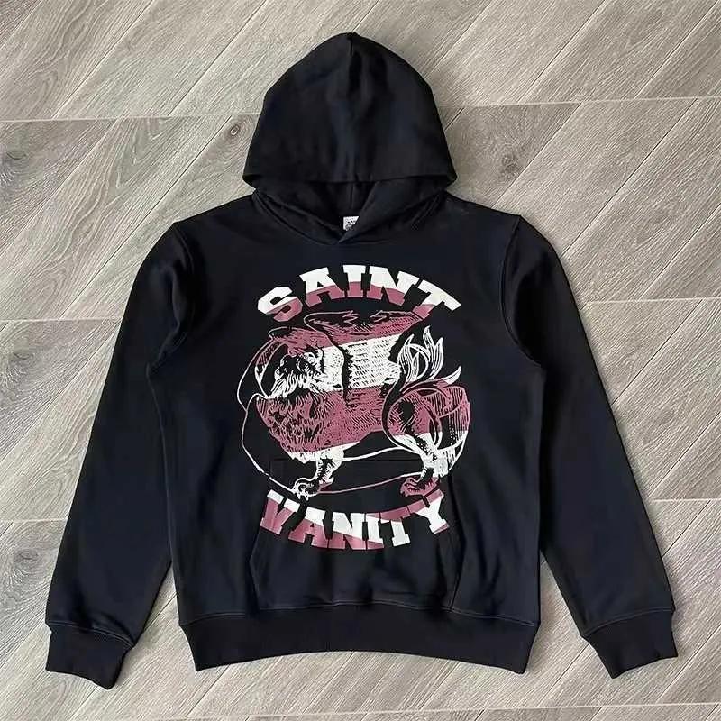 SAINT VANITY Sweatshirts Designer Hoodies Mens Sweatshirts Collection Cotton Fashion Vintage Washed Sweatshirt Casual SAINT VANITY Jogger Sports Sui
