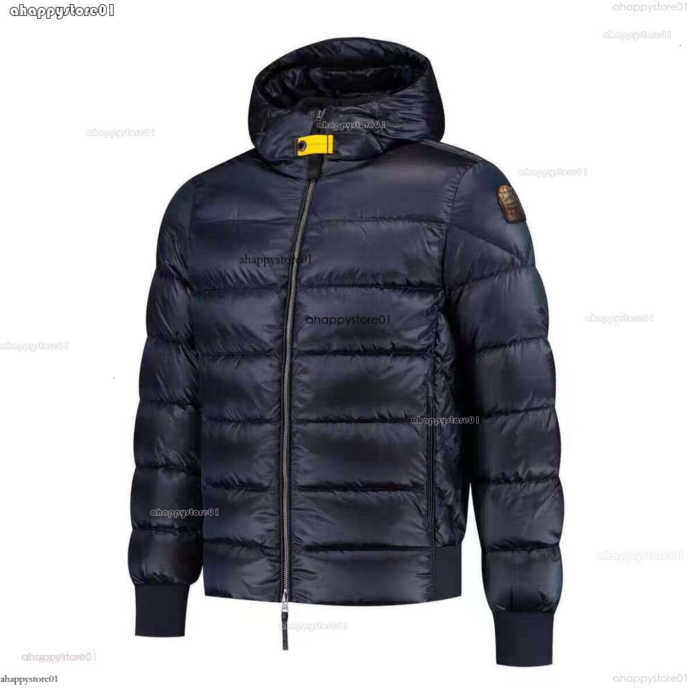 Para Jumpers Jacket Glossy Puffer Jacekt Mens Luxury Down Coat Thickening Warm Detachable Hood Parka Windbreaker Embroidery Pony Doudoune Luxe Femme