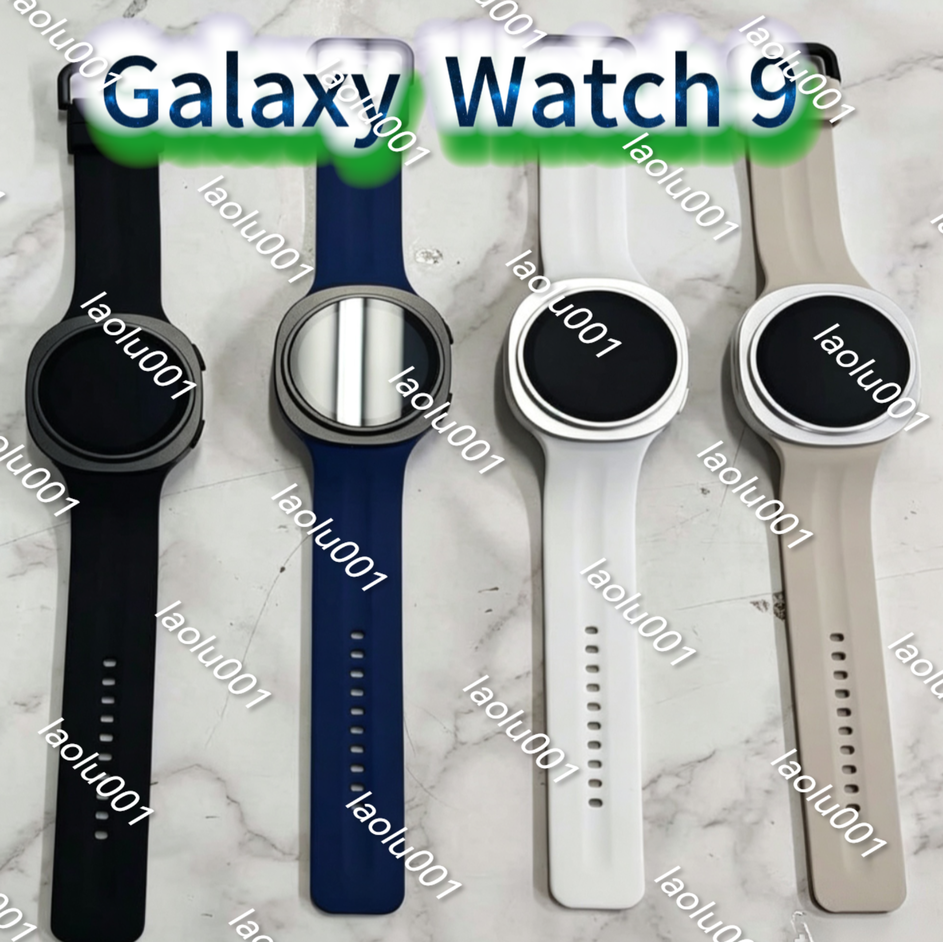 Silicone protective case for Galaxy Watch 8/9 series smartwatches (universal model); compatible with 44mm watch faces and supports HD screen visibil