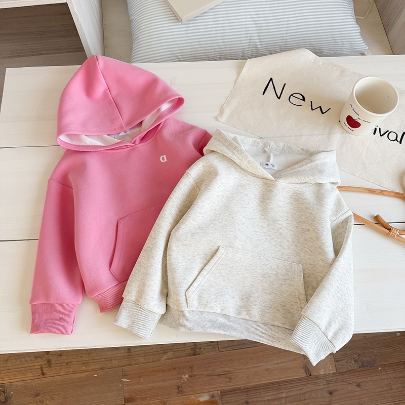 2849A Sweat-shirt à manches courtes pour enfants, coupe ample, haut argenté 3D, confortable, vêtement à capuche durable, adapté aux garçons et au