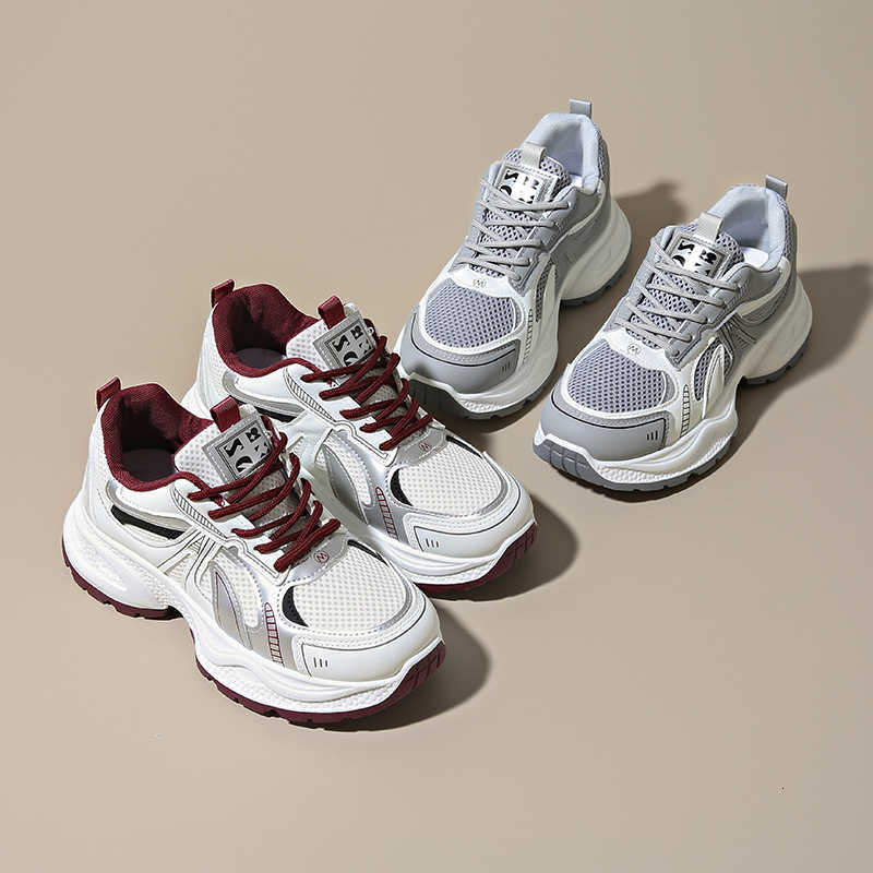 Sneakers Casual Luxary Shoes Women's 2025 Mesh Breathable Shoes for Women Sports Running Casual Ladies Fitness Vulcanize Shoes Baskets D260922